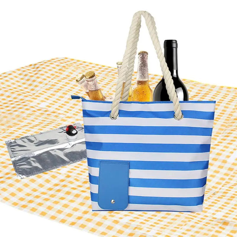 Insulated Tote Bag with Drink Dispenser