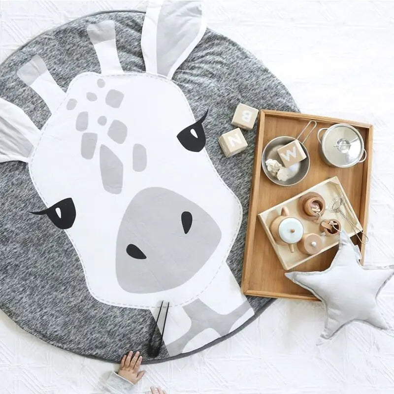 Baby-Spielmatte mit Cartoon-Tieren