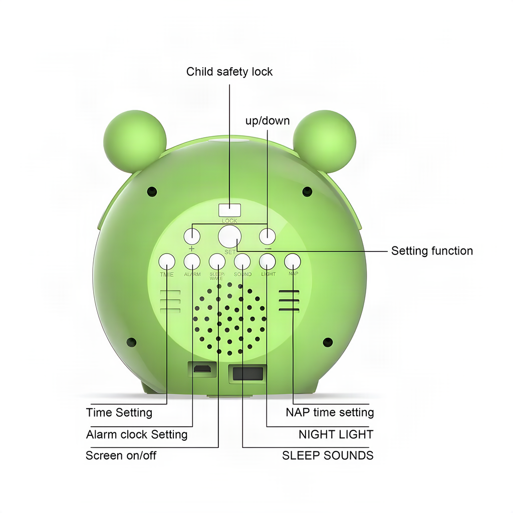 Frog Sleep Training Alarm Clock