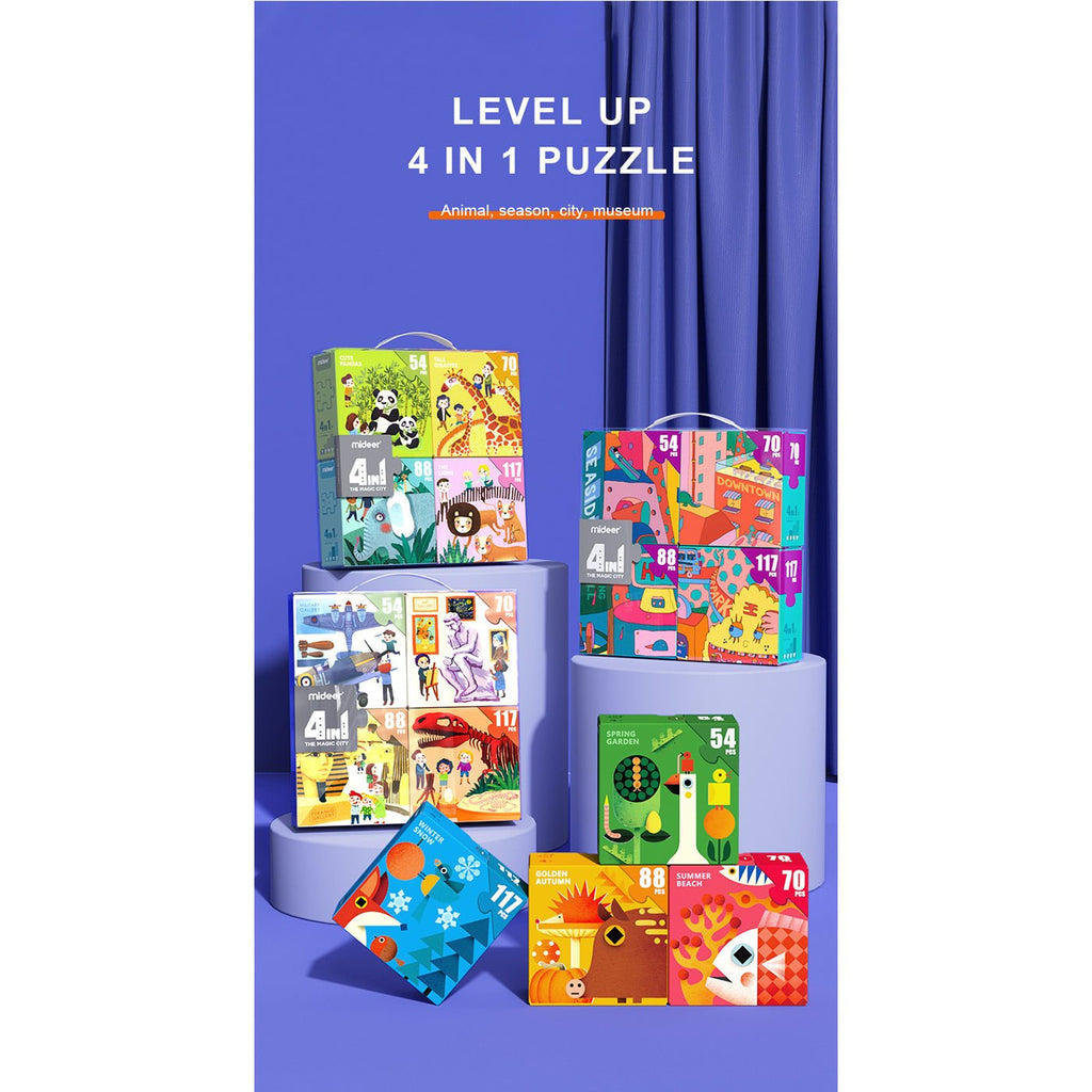 4 In 1 Fairy Tales Puzzle Set 329pcs-2