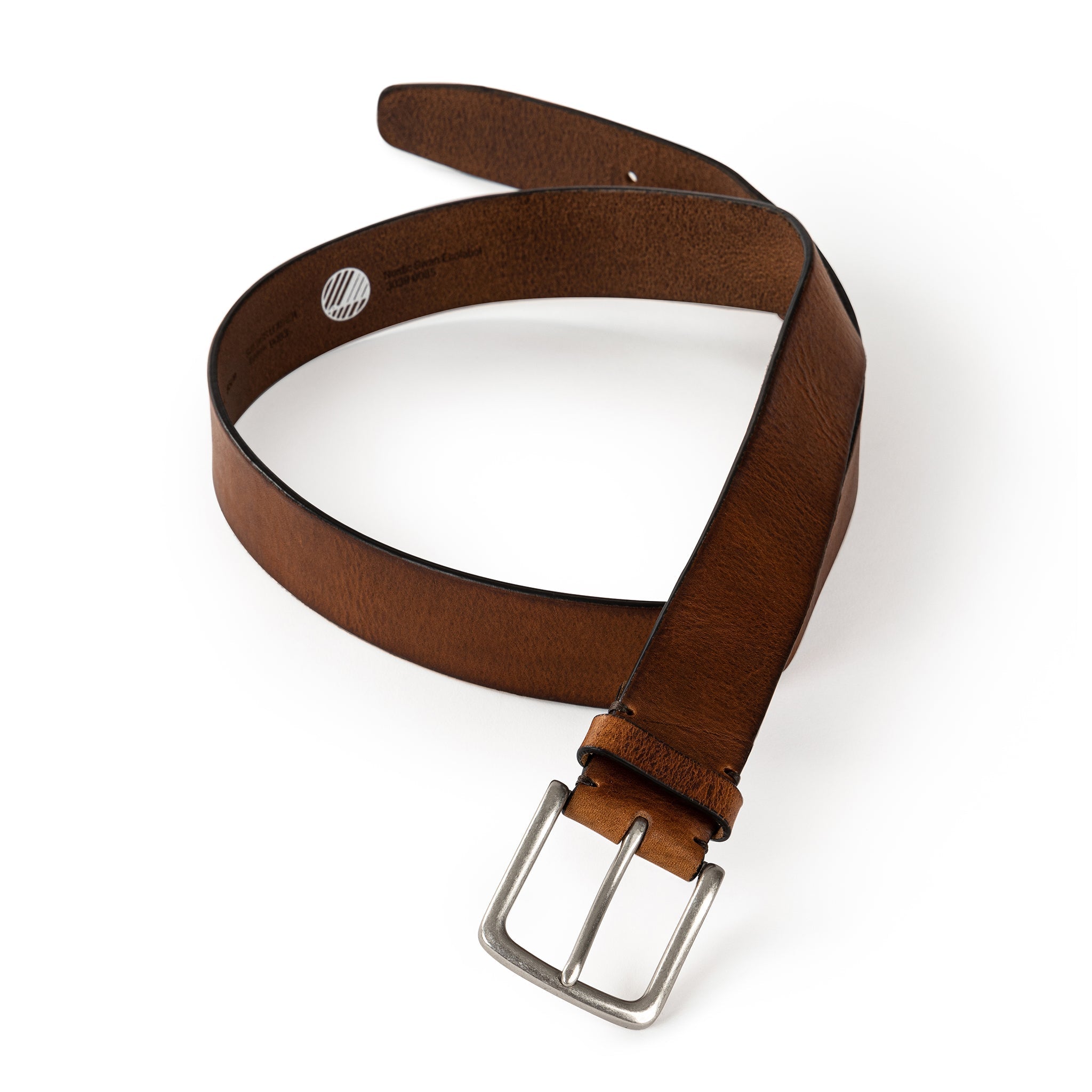 KLASTORP Gürtel 40 mm Mittelbraun
