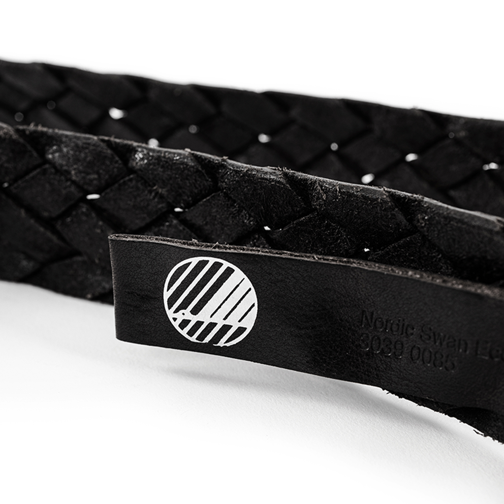 TÅNGABERG Geflochtener Gürtel 40 mm Schwarz
