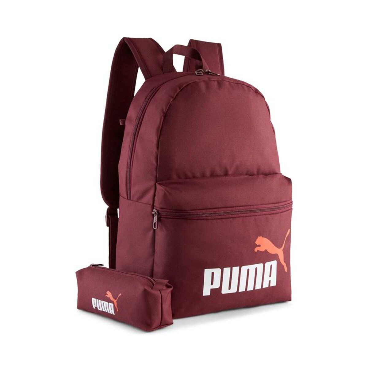 Träningsväska Puma Phase, mörkröd, maskintvättbar