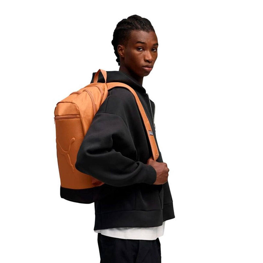 Träningsväska Puma Buzz Melted Carame 28L, ljusbrun