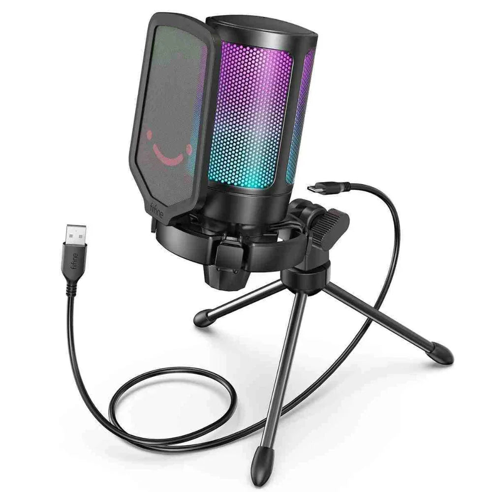 USB Condenser Gaming Microphone For PC PS4 PS5