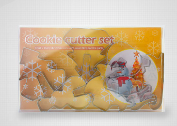 Pepparkakshus kakformar i rostfritt stål – 18 delar
