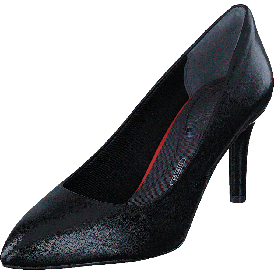 Total Motion 75mm Pointy Toe Black