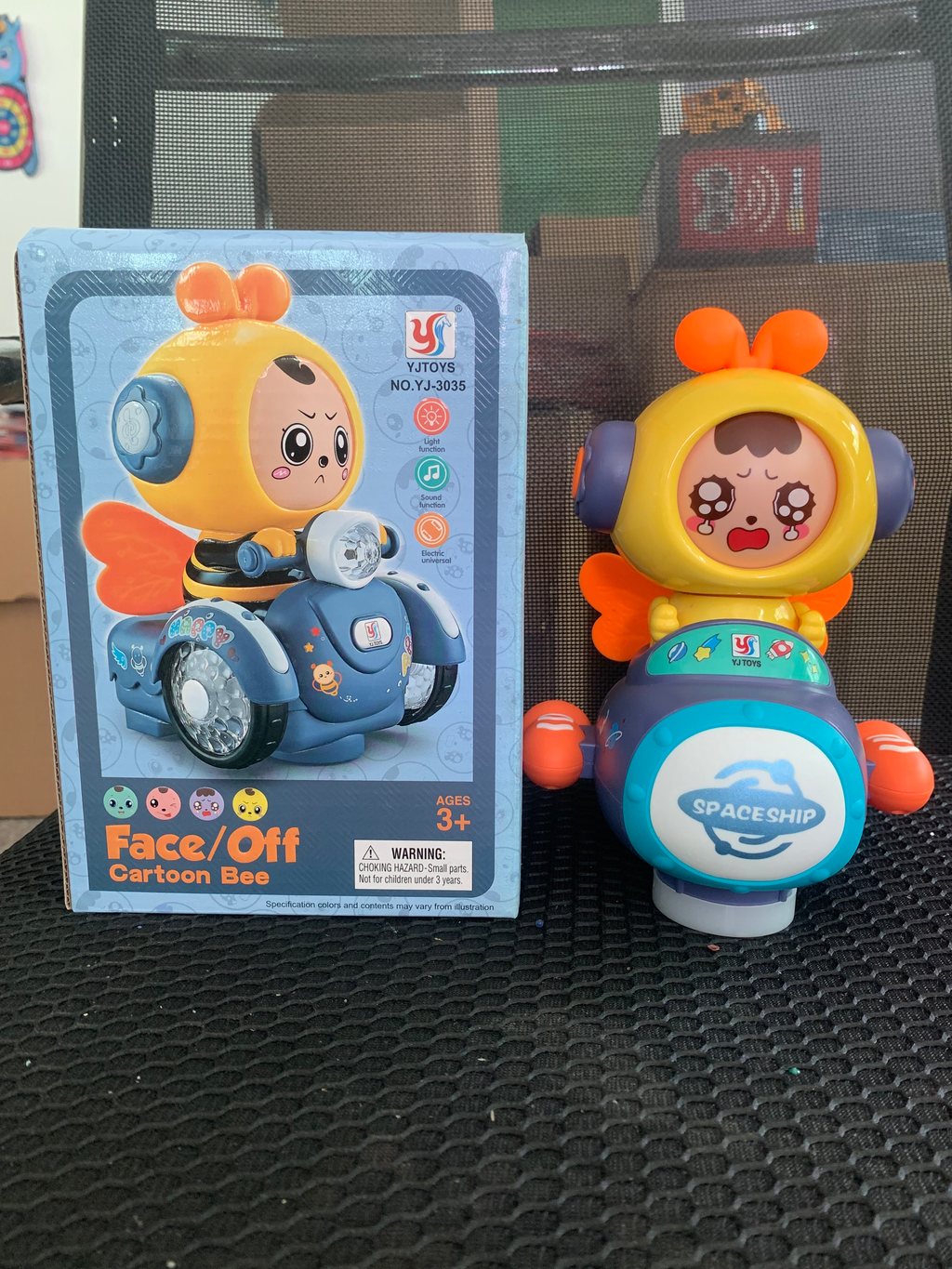 Musical Bump-and-Go Bee Toy