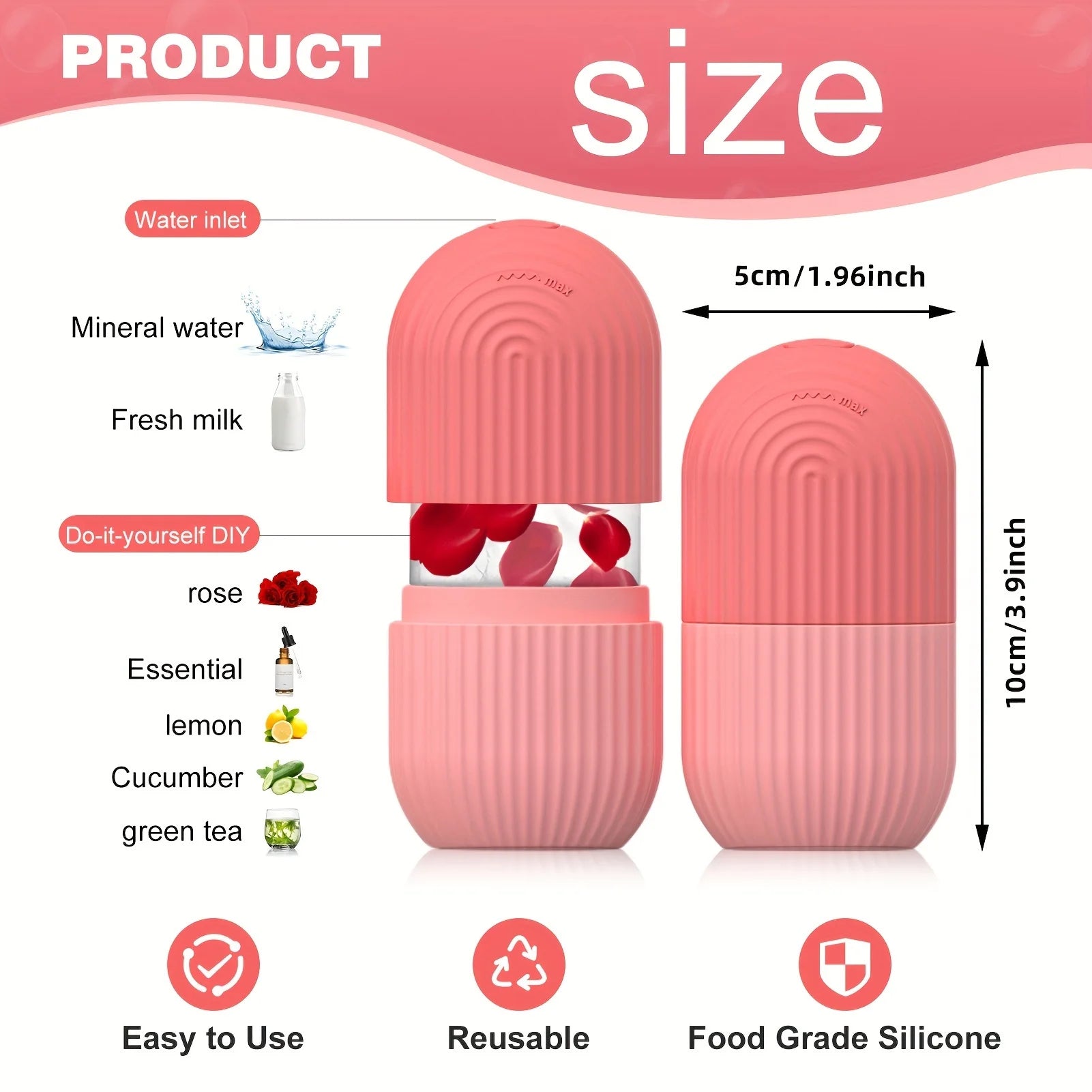 Silicone Facial Ice Roller