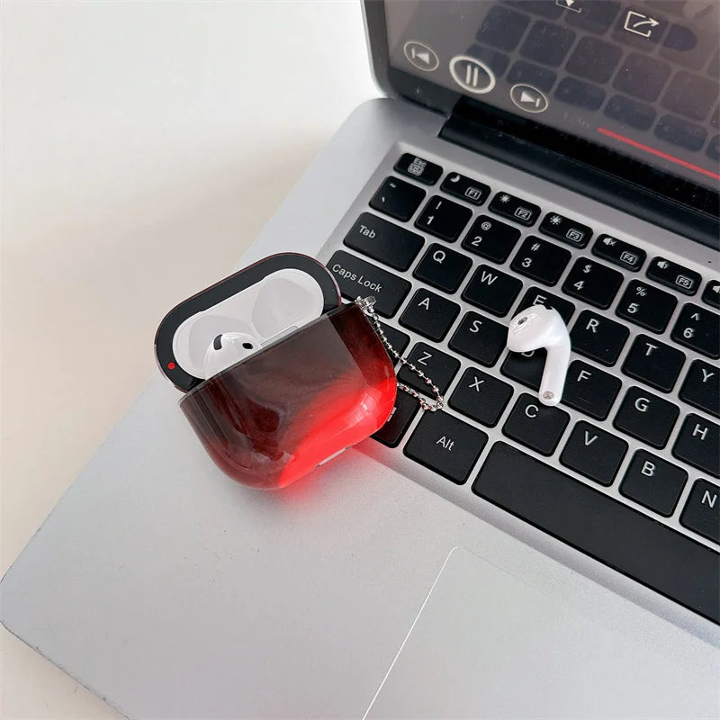 Leuchtende AirPods-Hülle mit Treibsand-Effekt