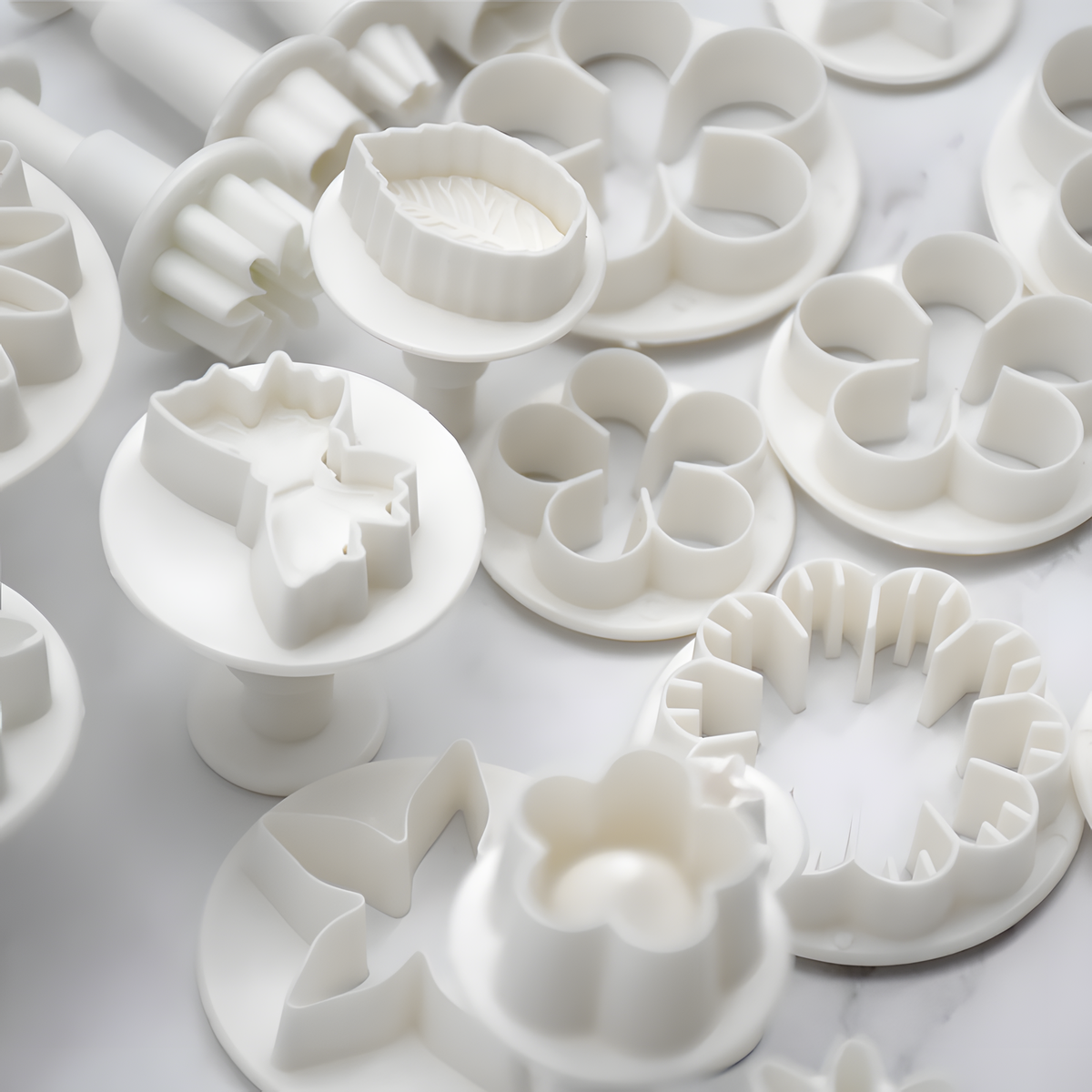 33-Piece Floral Fondant Cutter Set