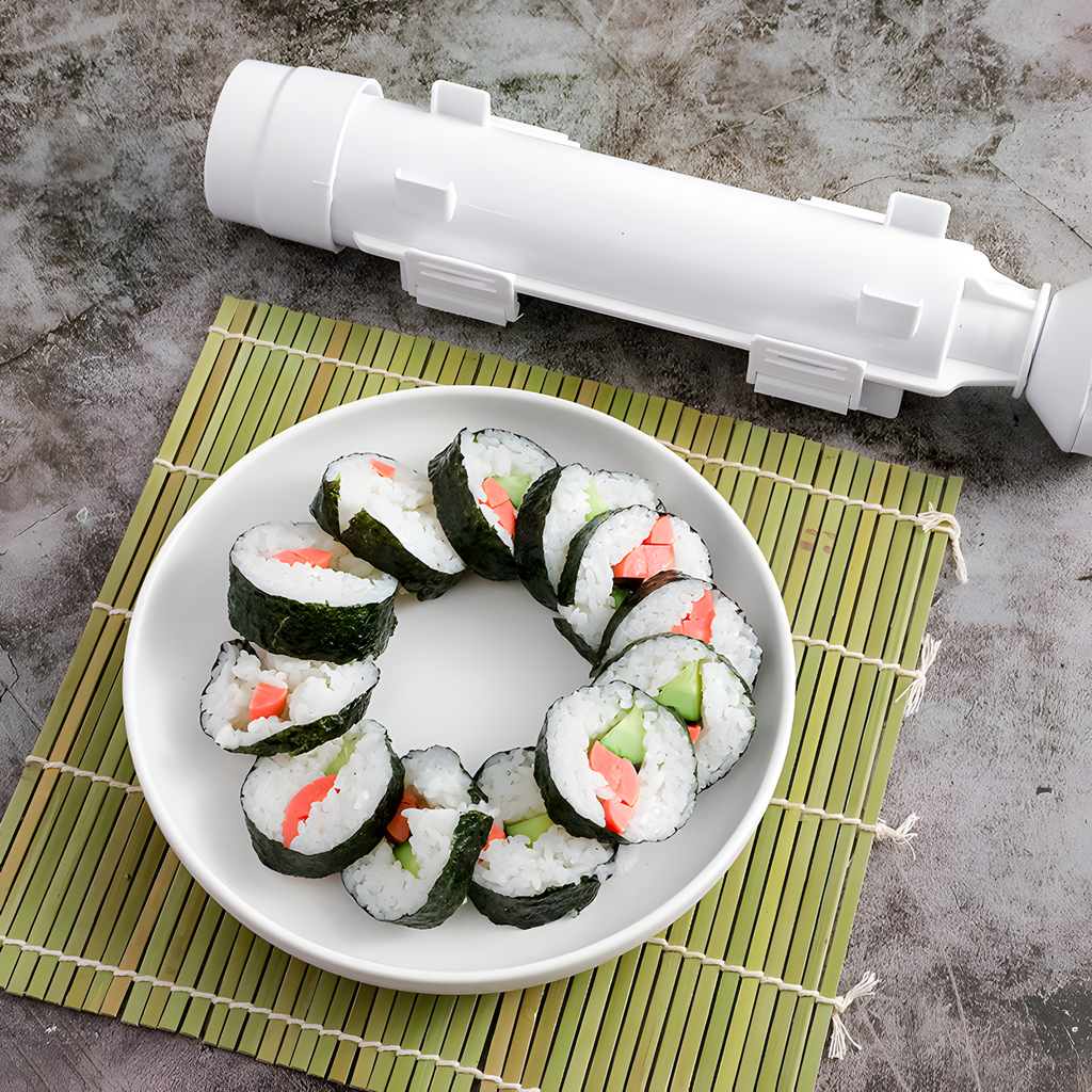 Sushi Roll Press with Push Plunger