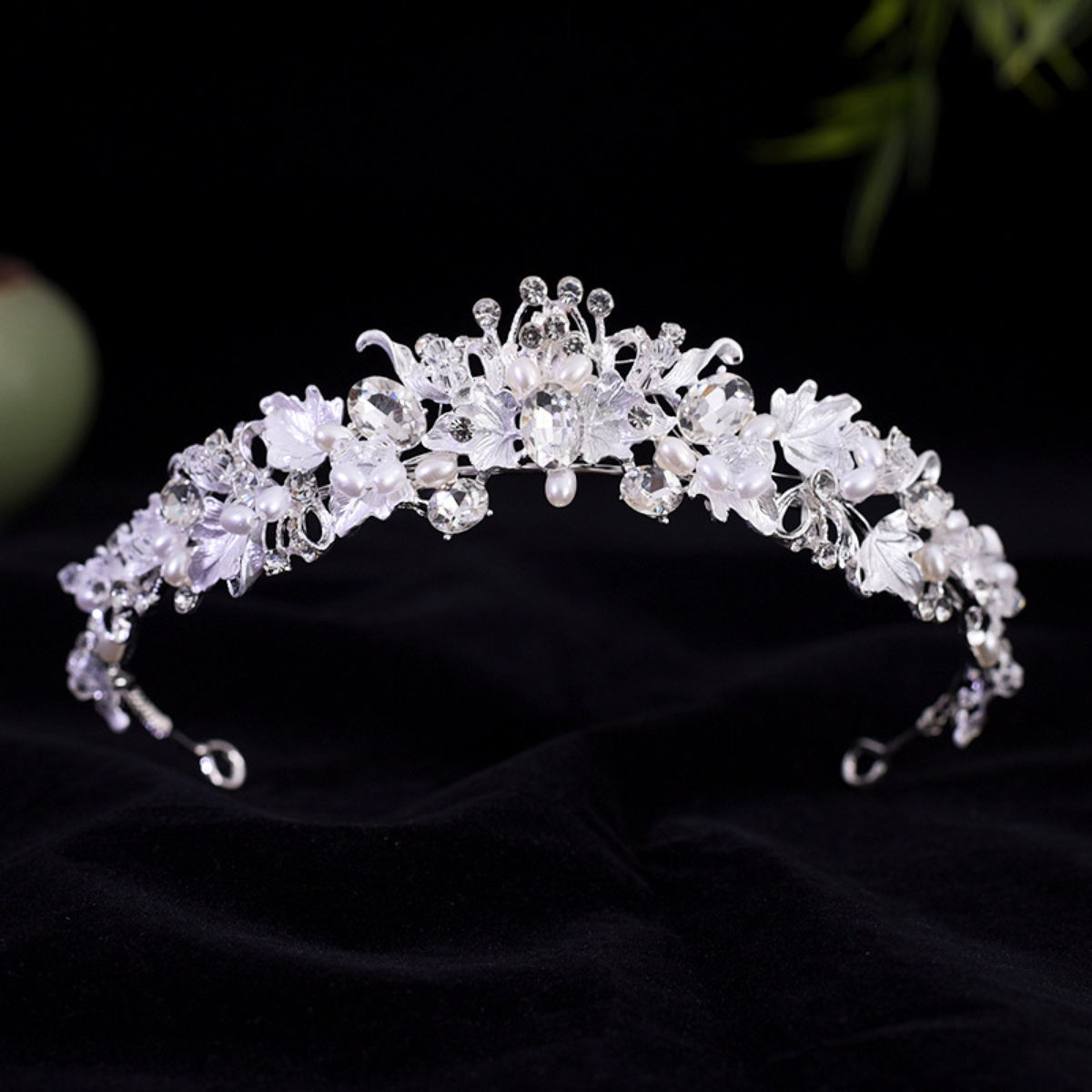 Crystal Floral Bridal Tiara