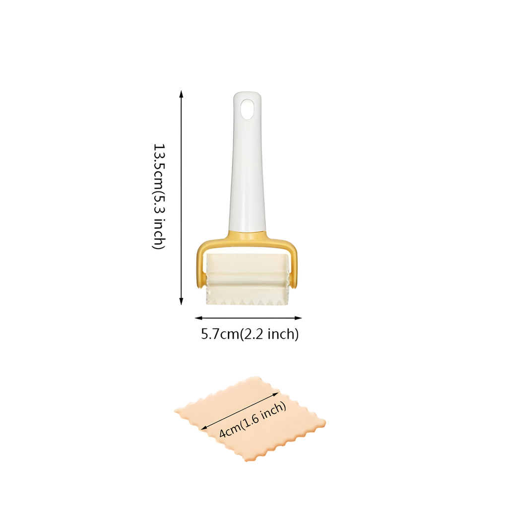 Three-Piece Pastry Cutter and Roller Set
