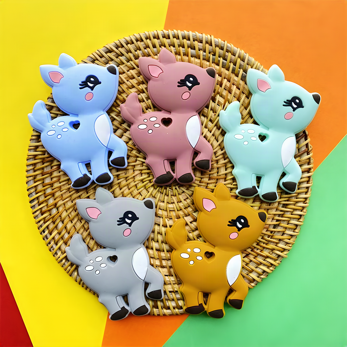Silicone Deer Baby Teether