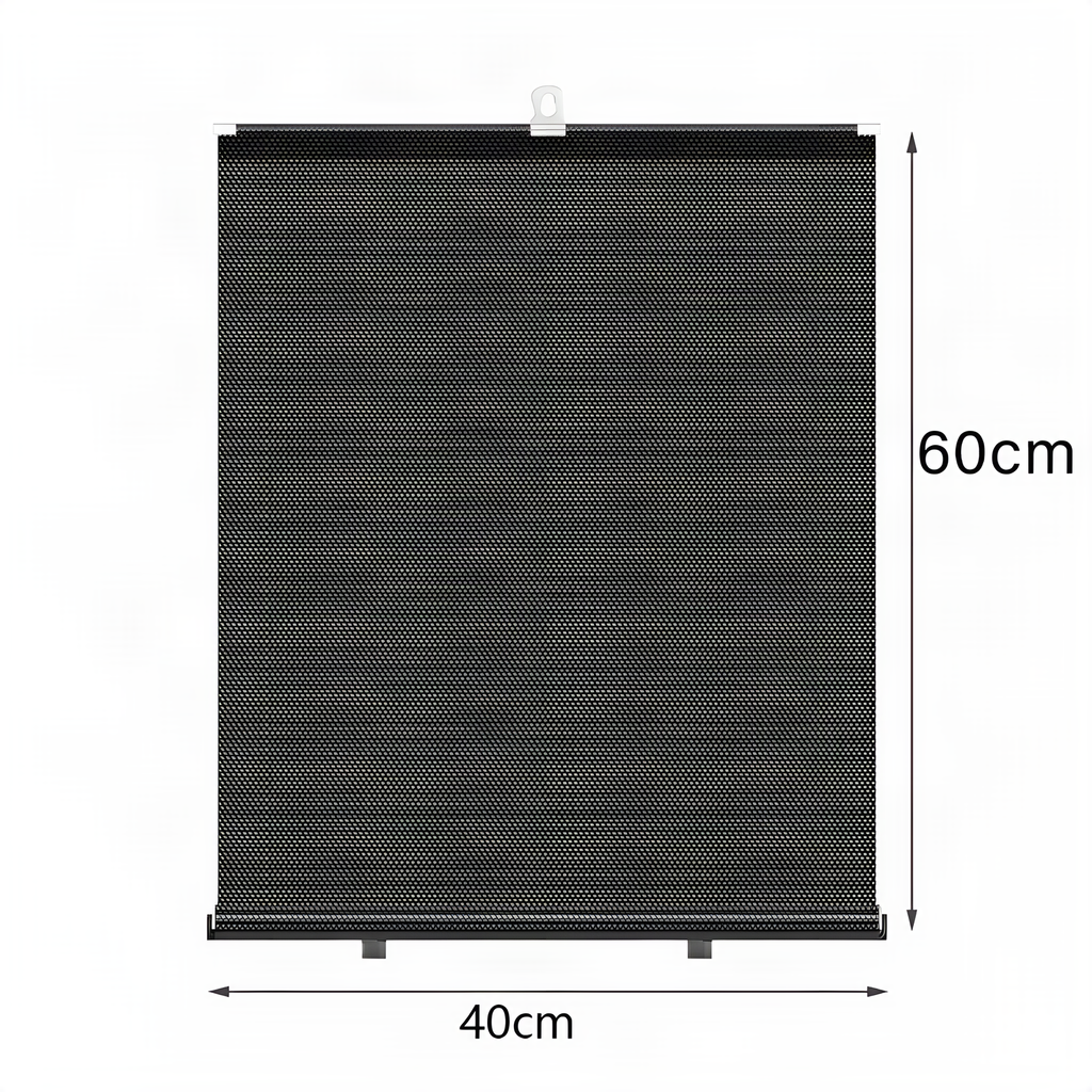 Suction-Cup Roller Window Shade