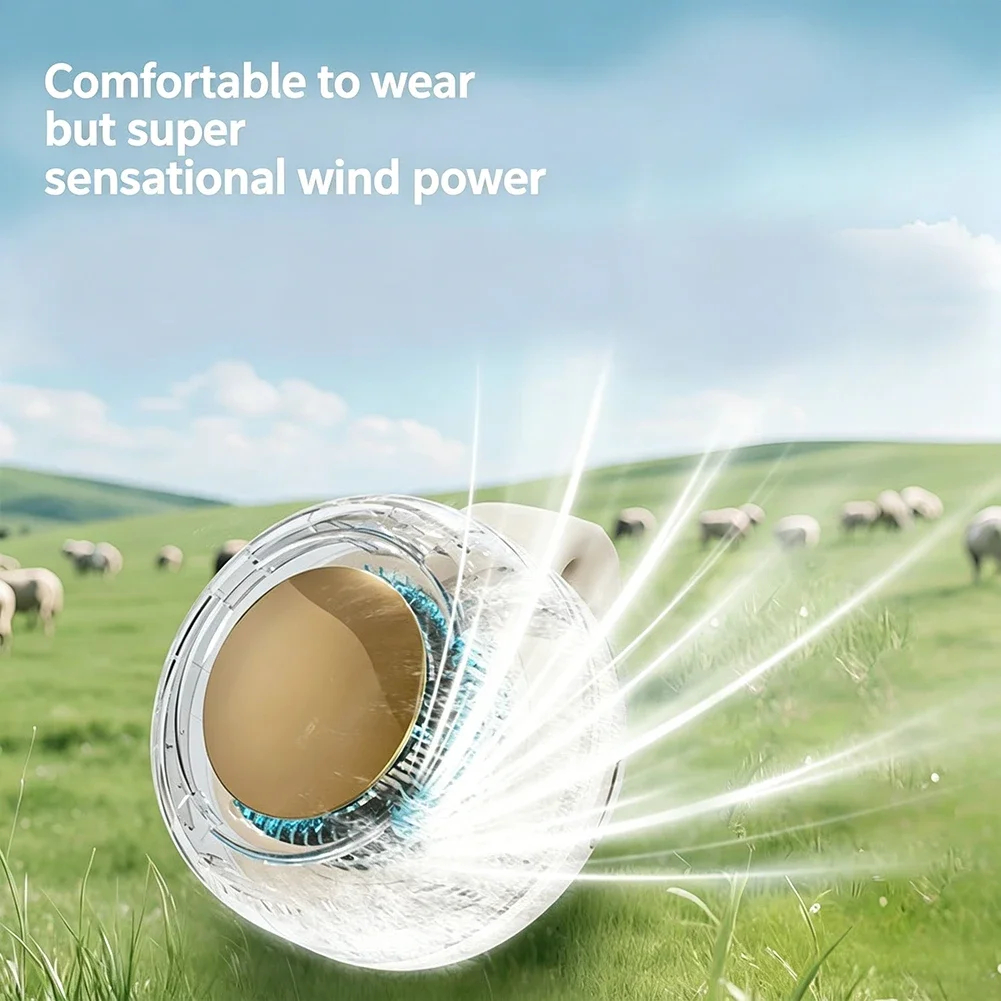 Mini Bladeless Clip-On Fan