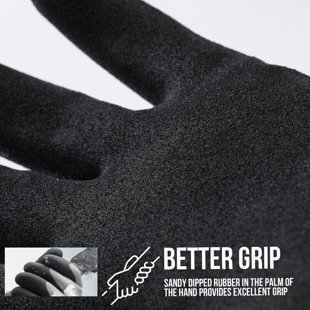 Fleece-Lined Winter Work Gloves