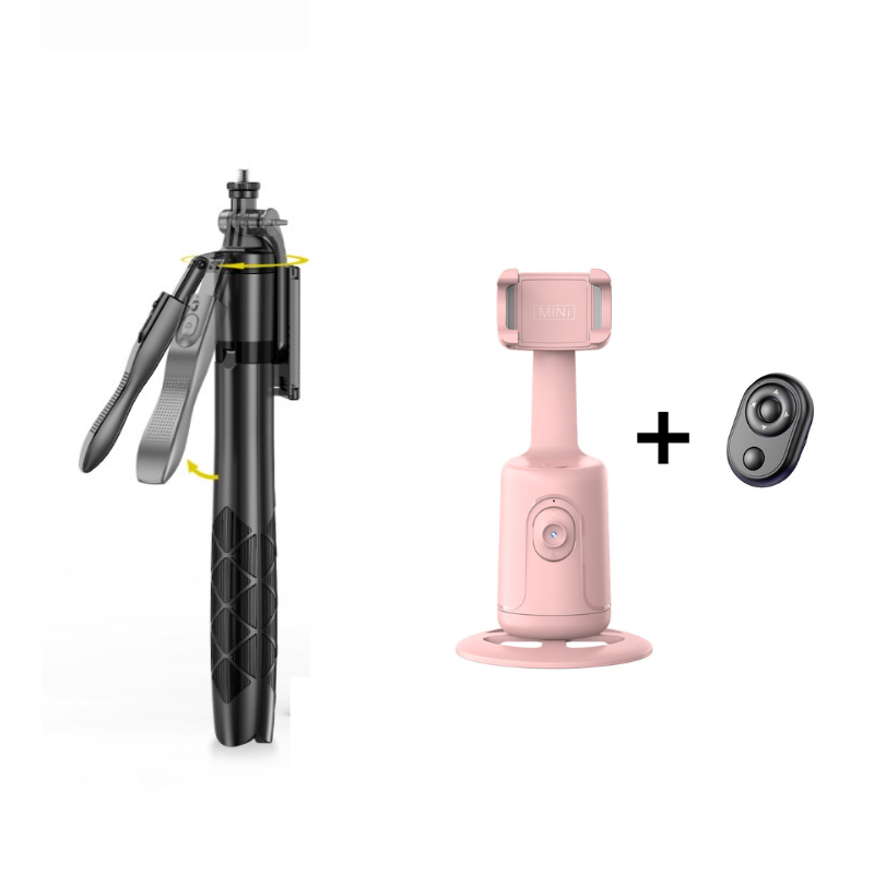 Automatisches Gimbal mit Gesichtserkennung für Smartphones, inklusive Fernbedienung, L16 Selfie-Stick und Stativ