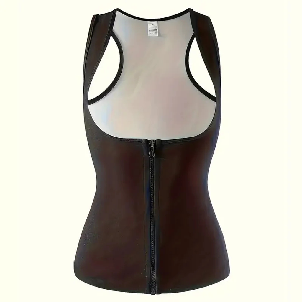 Zippered Heat-Trapping Sports Vest