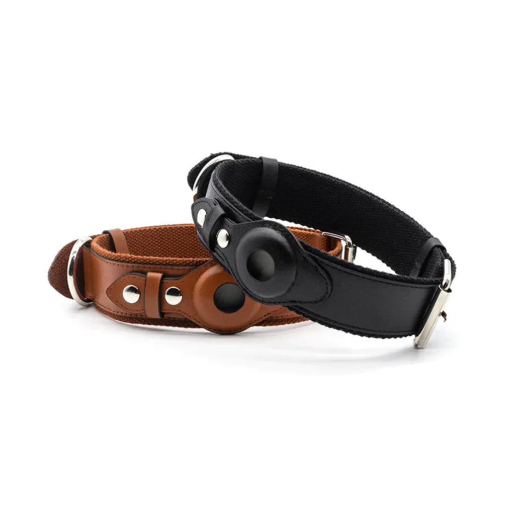 AirTag Hundehalsband aus Leder