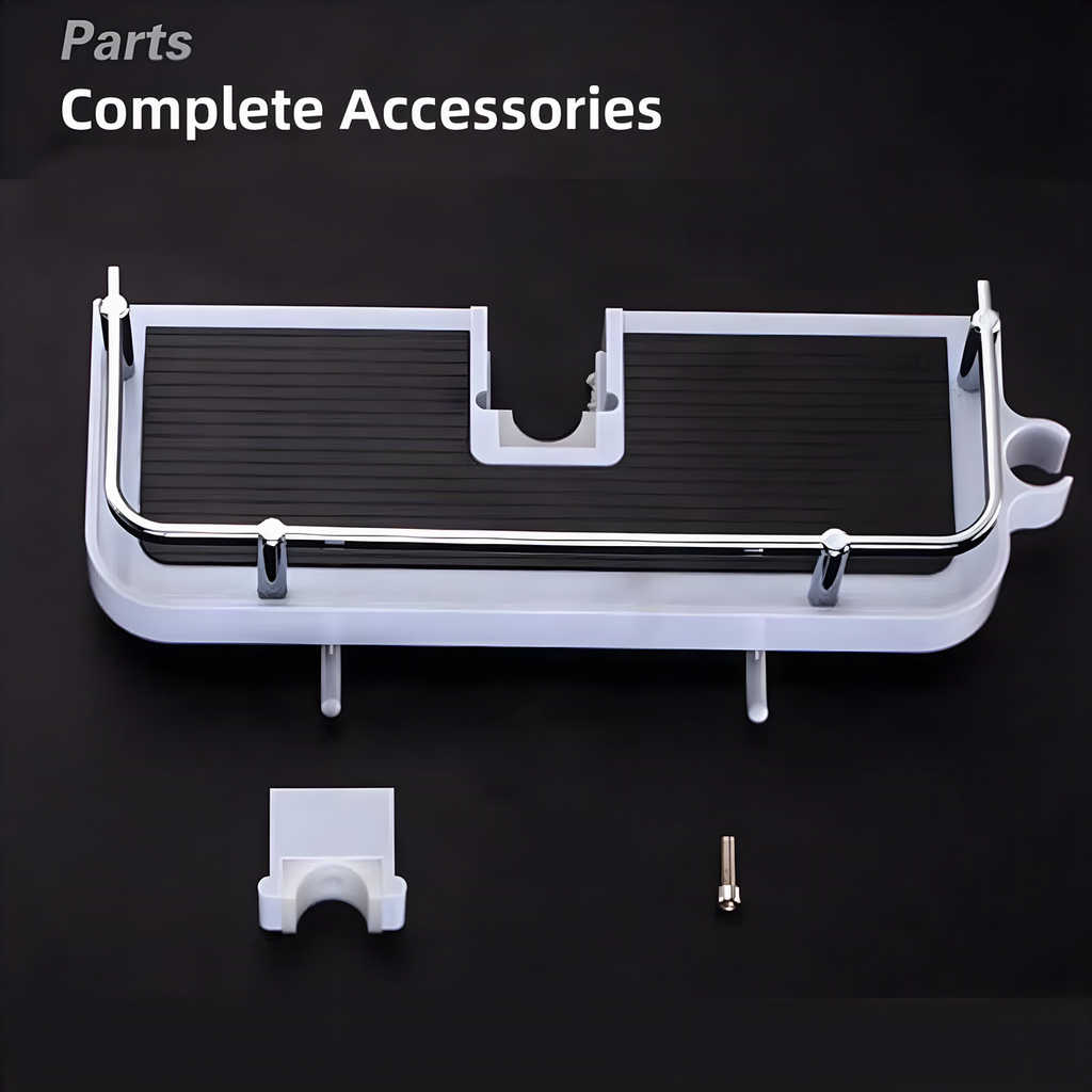 Shower Rail Storage Tray