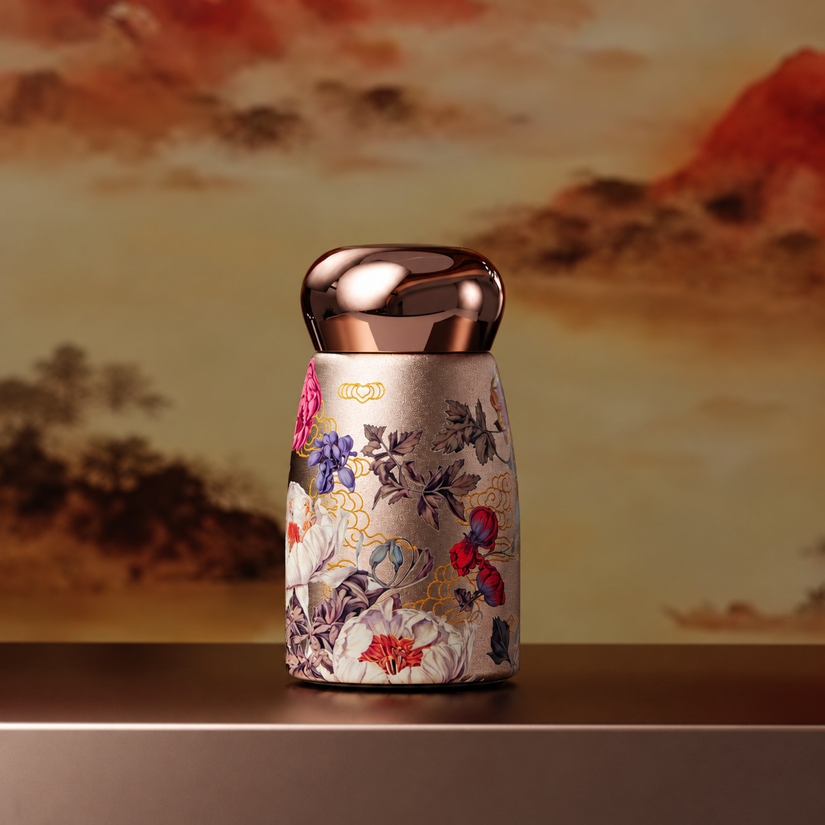 Floral Mini Insulated Cup