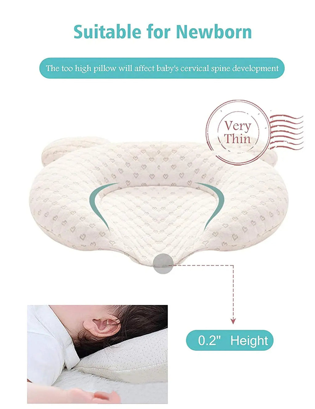 Baby-Kopfschutz-Schlafkissen