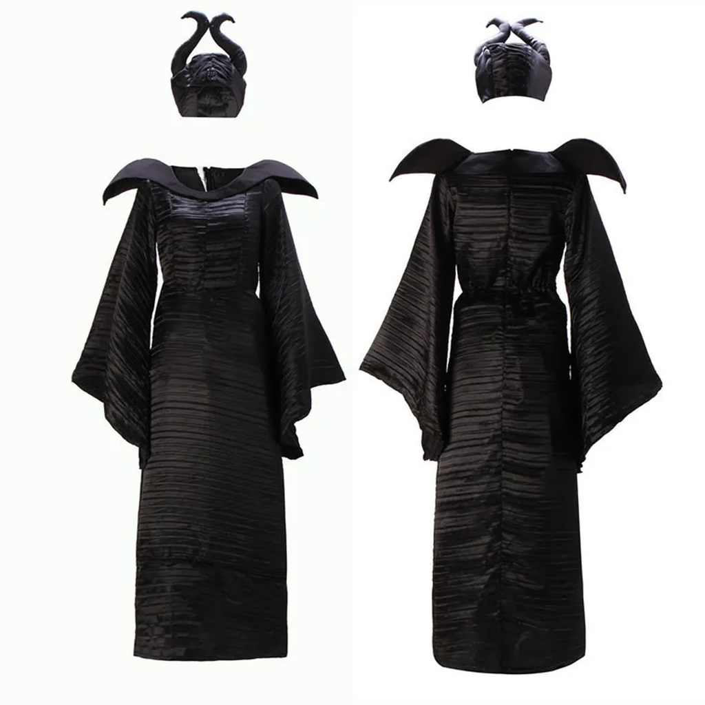 Horned Black Witch Costume