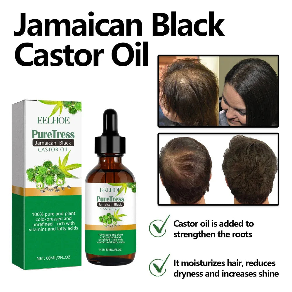 Jamaican Moisturizing Scalp Soothing Essential Hair Care Oil For Thick Smooth & Healthy Hair