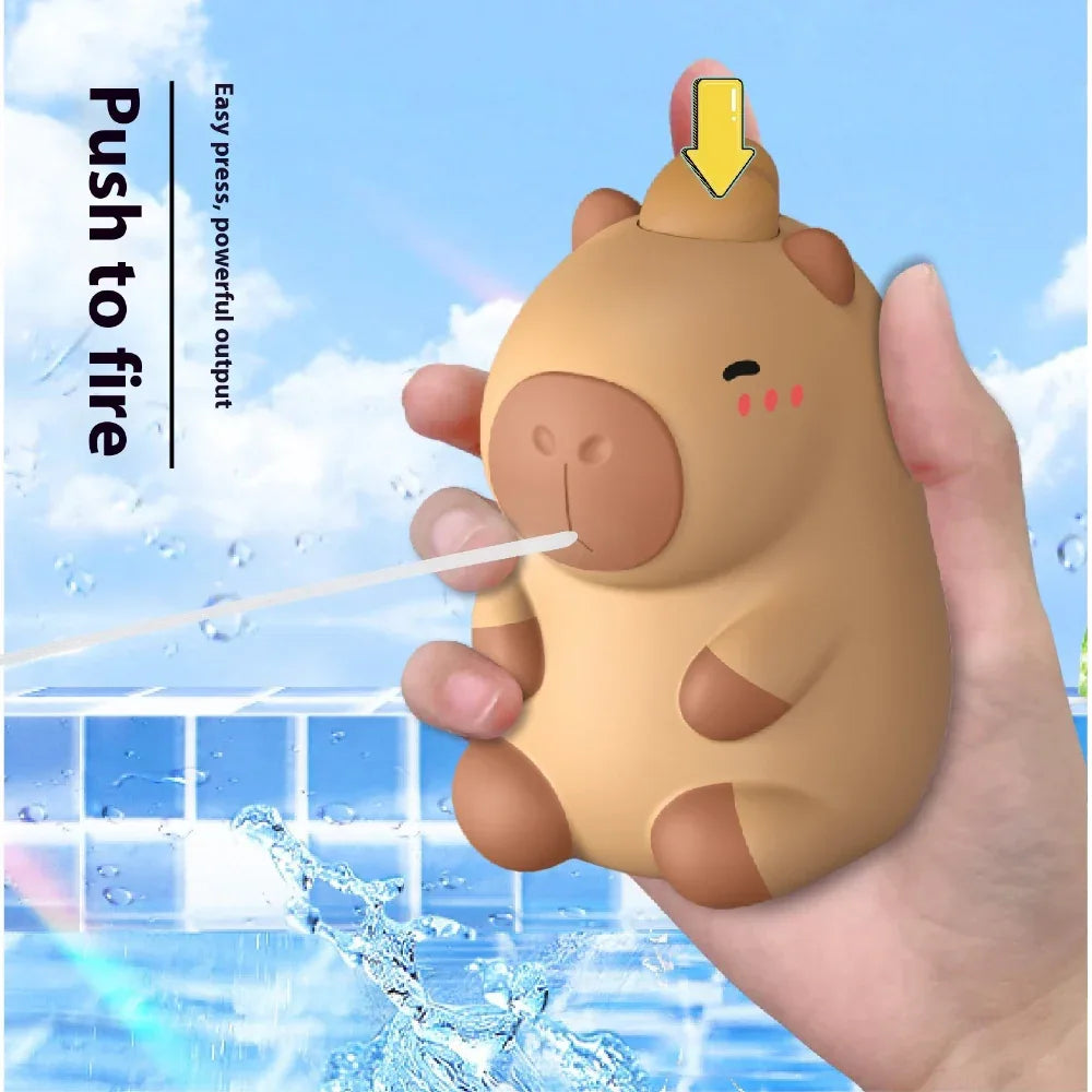Children's Capybara Summer Water Gun Pistol Outdoor Pool Bath Toy