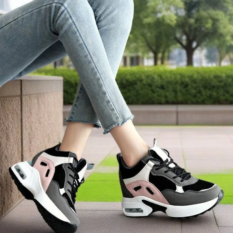 Women's Shoes Casual Suede Leather Sneakers