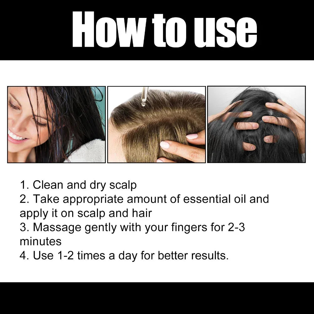 Men & Women Essential Dense Hair Growth Oil