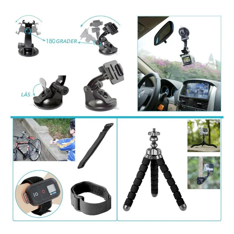 50 und 1 Halterung / 50 Halterung GoPro / Aufbewahrungsbox