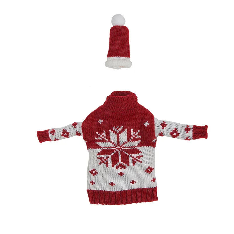 Christmas Knitted Bottle Cap Decorations