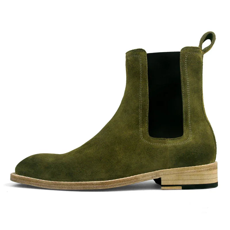 Handmade Boots Men's Genuine Leather Retro Shoes