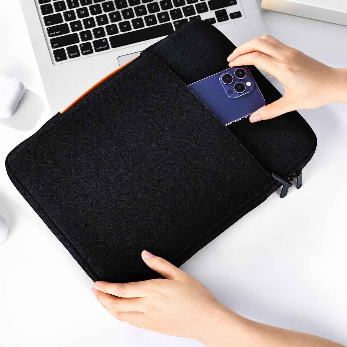 Padded Laptop Sleeve with Luggage Strap