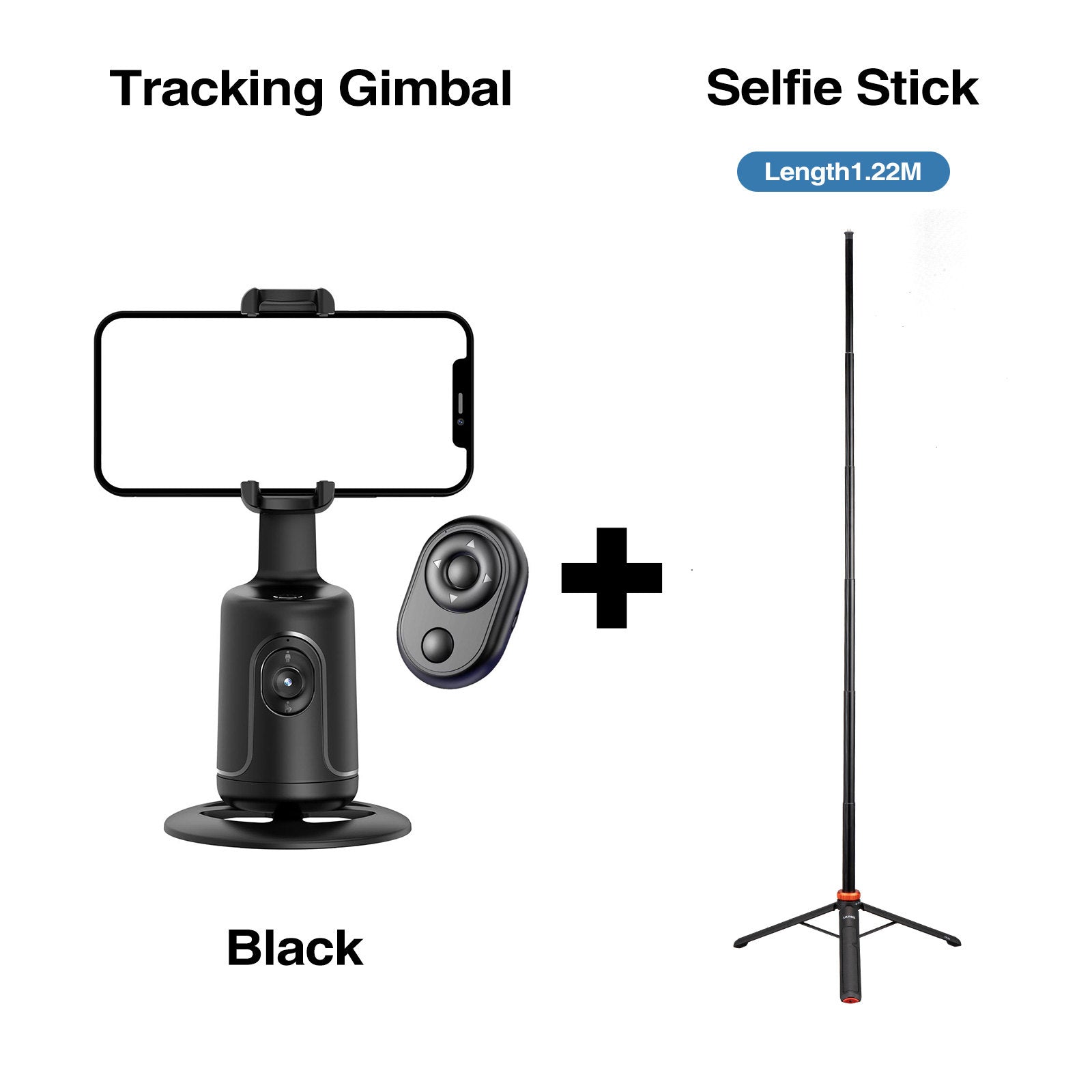 Automatisches Gimbal für Smartphones mit Gesichtserkennung und Fernbedienung
