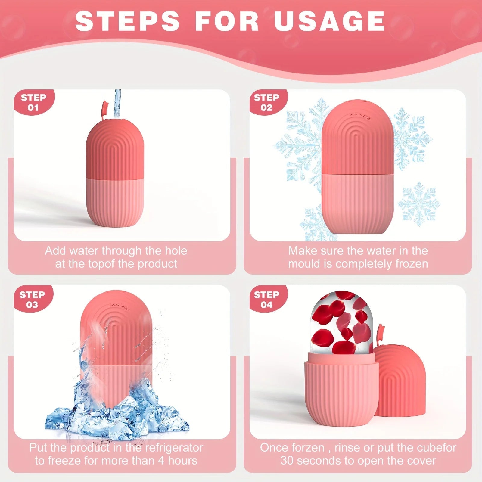 Silicone Facial Ice Roller