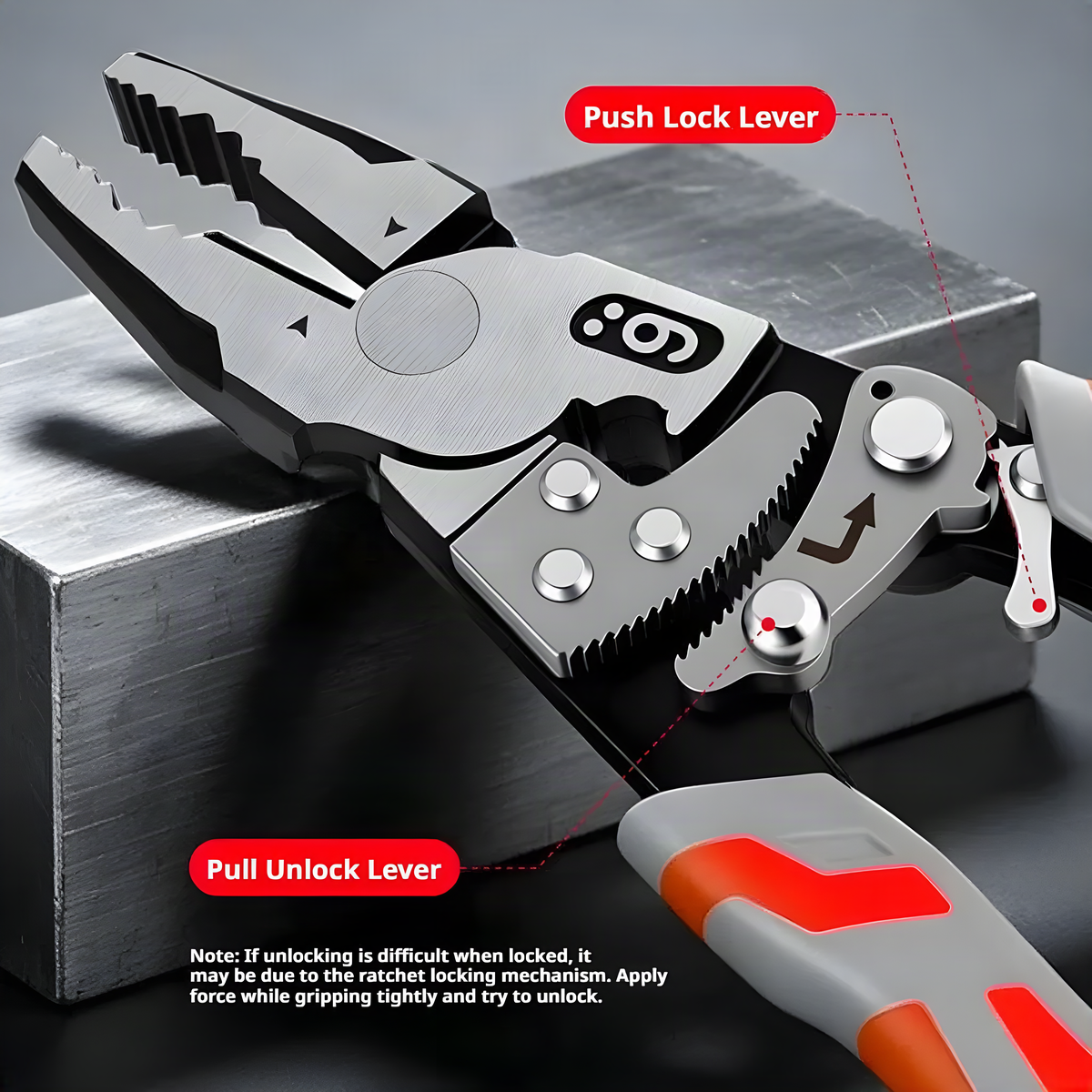 4-in-1 Ratchet Locking Pliers