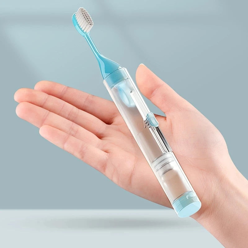 Tragbare 3-in-1-Zahnbürste