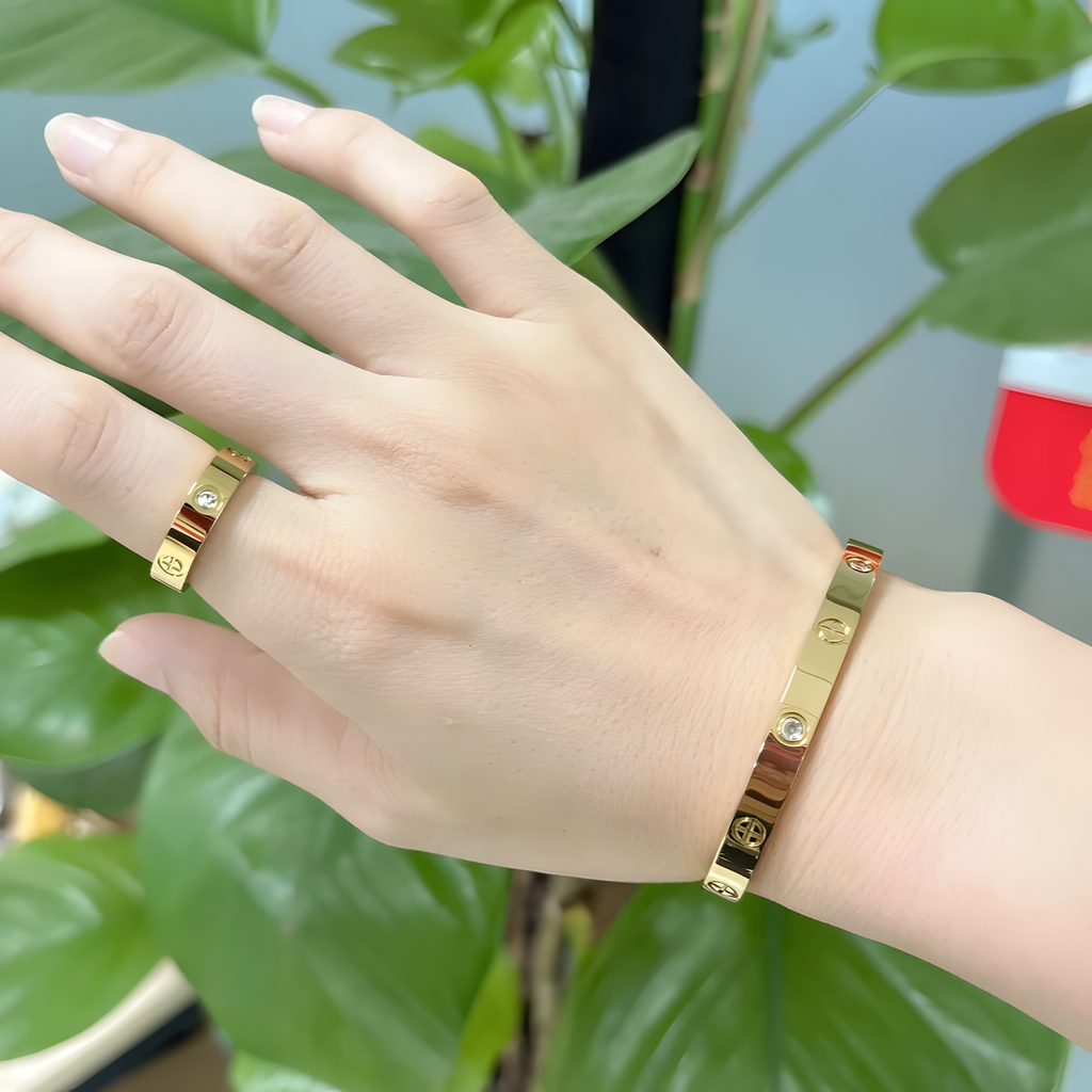 Titanium Steel Cuff Bracelet