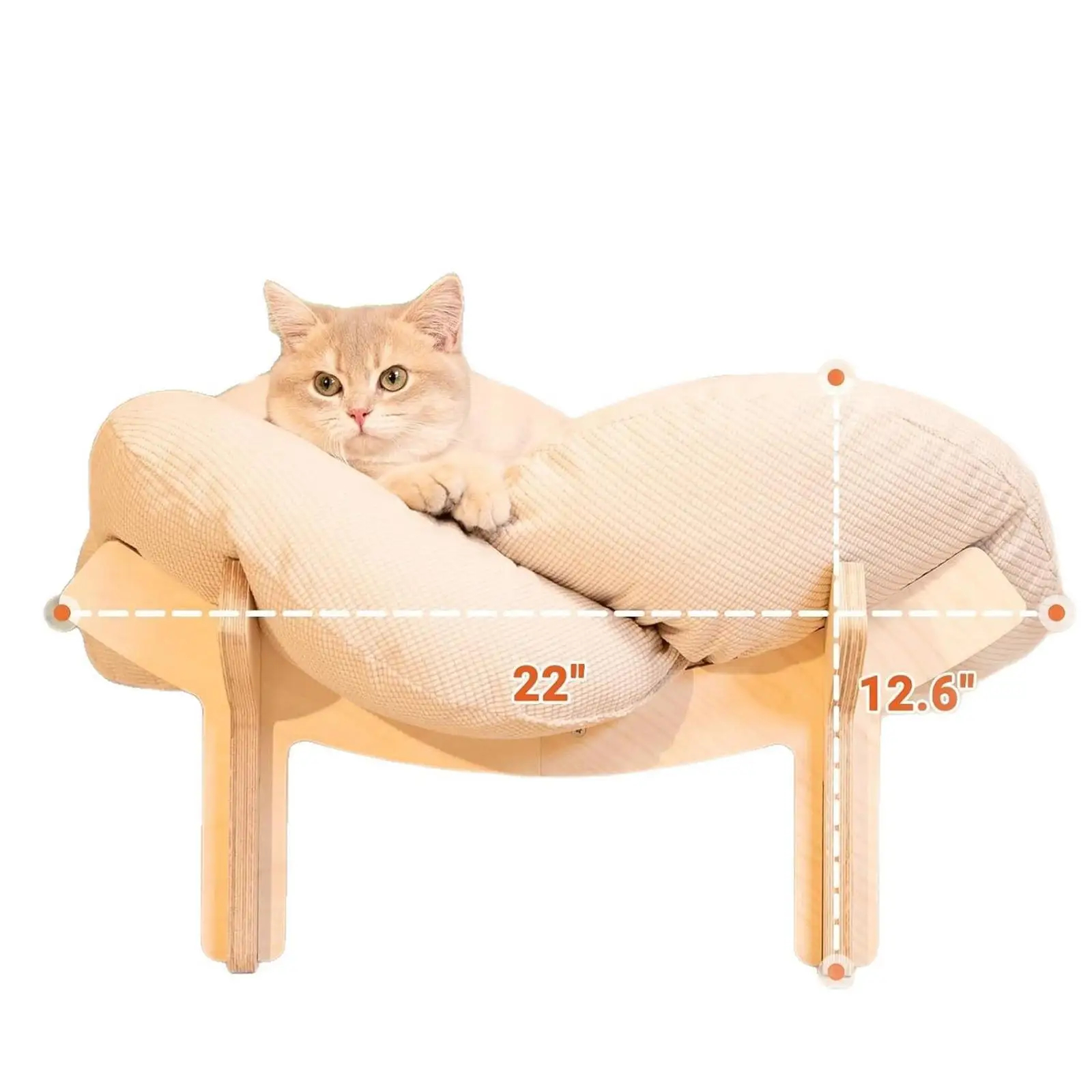 Wooden Frame Cat Bed