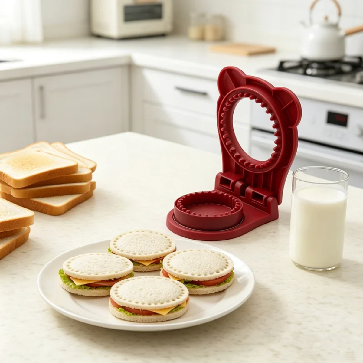 Bear-Ear Sandwich Pocket Cutter