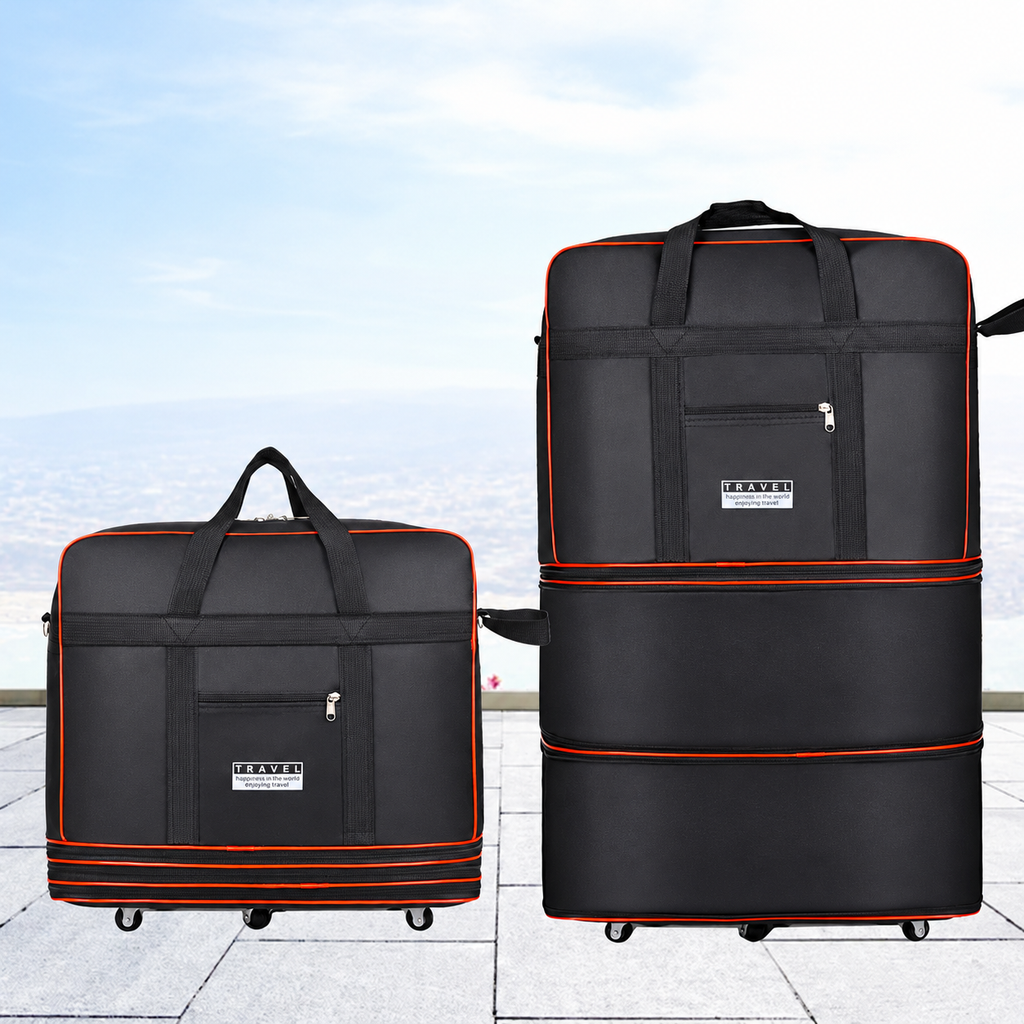 Expandable Folding Wheeled Travel Bag