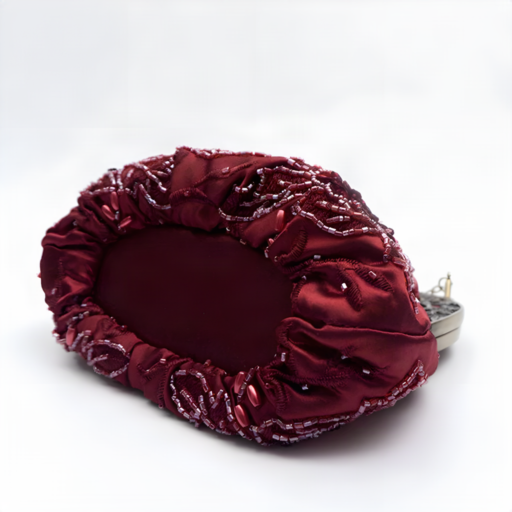 Floral Beaded Evening Bag