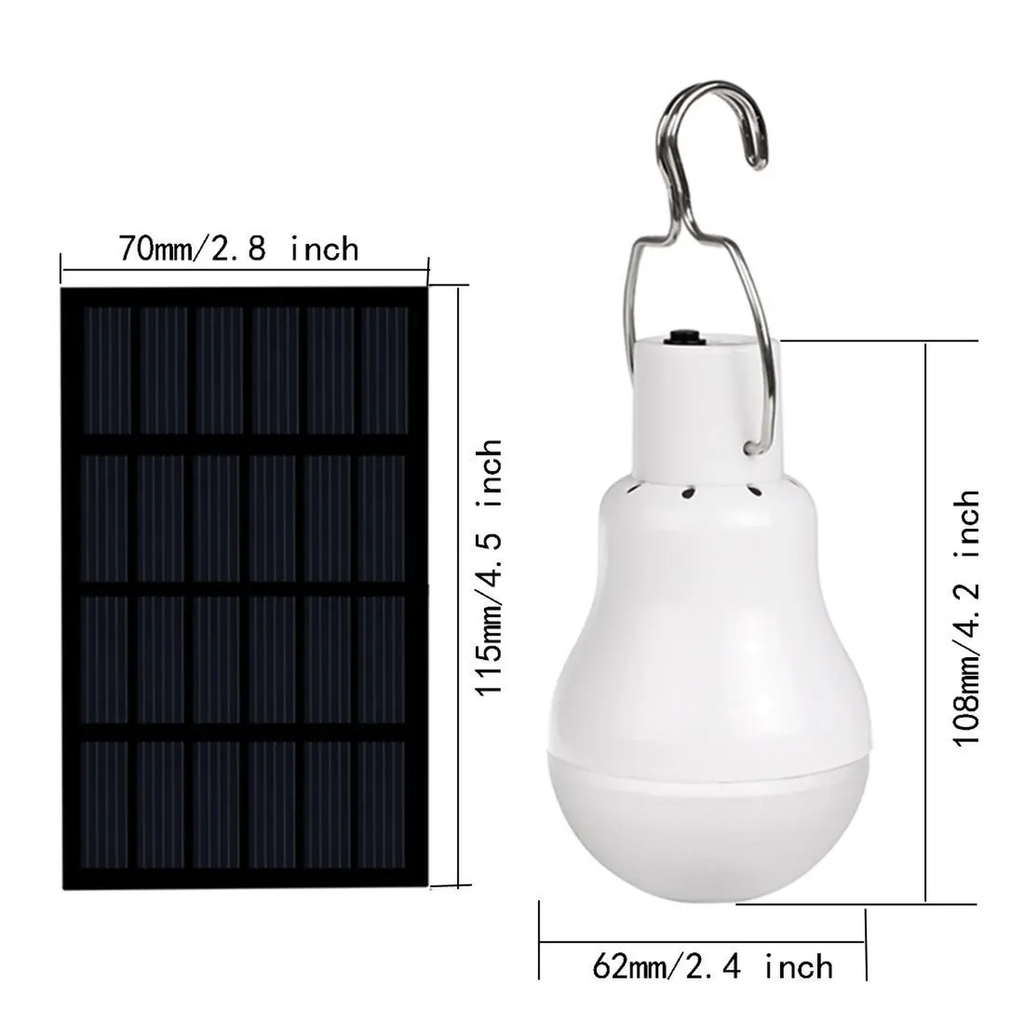 Solar Hanging Light Bulb