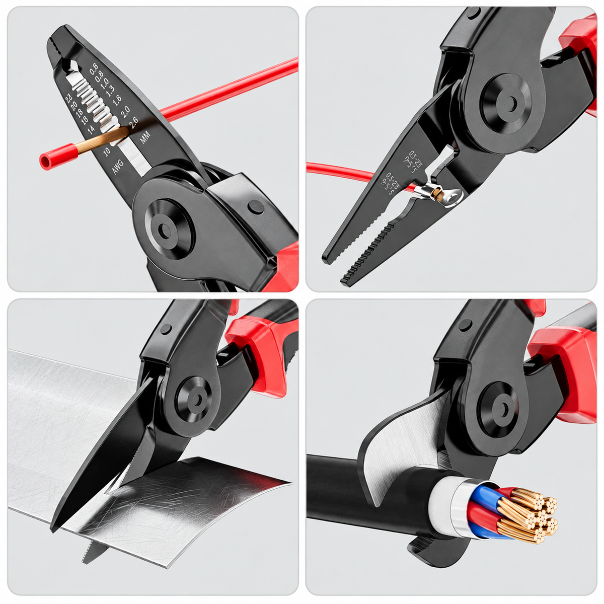 Five-Head Interchangeable Pliers Kit