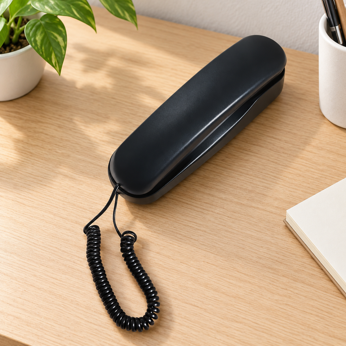 Compact Corded Landline Phone