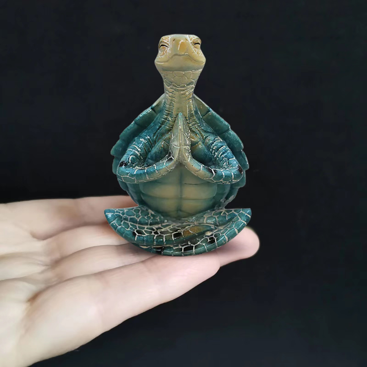 Meditating Turtle Figurine